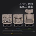 Fotelik samochodowy Buz Pro Body Taupe I-size easyGO (40-150cm)
