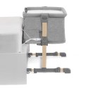 Łóżeczko dostawne Kinderkraft NESTE GROW Light Grey – Komfort i Funkcjonalność