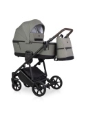 Wózek 2w1 RIKO MILA Khaki – Kompaktowy model z lekką gondolą i adapterami