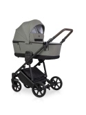 Wózek 2w1 RIKO MILA Khaki – Kompaktowy model z lekką gondolą i adapterami
