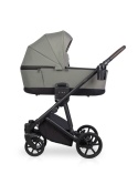 Wózek 2w1 RIKO MILA Khaki – Kompaktowy model z lekką gondolą i adapterami