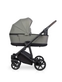 Wózek 2w1 RIKO MILA Khaki – Kompaktowy model z lekką gondolą i adapterami