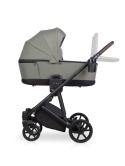 Wózek 2w1 RIKO MILA Khaki – Kompaktowy model z lekką gondolą i adapterami