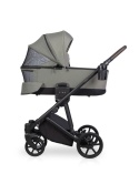 Wózek 2w1 RIKO MILA Khaki – Kompaktowy model z lekką gondolą i adapterami