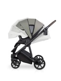Wózek 2w1 RIKO MILA Khaki – Kompaktowy model z lekką gondolą i adapterami