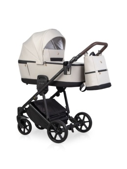 Wózek 2w1 RIKO MILA Sand – Kompaktowy model z lekką gondolą i adapterami