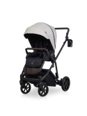 Wózek 2w1 RIKO MILA Sand – Kompaktowy model z lekką gondolą i adapterami