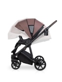 Wózek 2w1 RIKO MILA Mousse – Kompaktowy model z lekką gondolą i adapterami