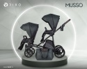Wózek bliźniaczy Musso Forest 2w1 Riko - Rok po Roku, Duo SLim