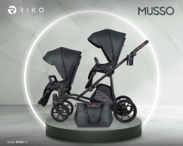 Wózek bliźniaczy Musso Forest 2w1 Riko - Rok po Roku, Duo SLim