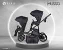 Wózek bliźniaczy Musso Magma 2w1 Riko - Rok po Roku, Duo SLim
