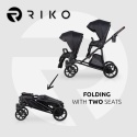 Wózek bliźniaczy Musso Magma 2w1 Riko - Rok po Roku, Duo SLim