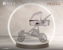 Wózek bliźniaczy Musso Taupe 2w1 Riko - Rok po Roku, Duo SLim
