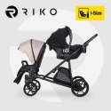 Wózek bliźniaczy Musso Taupe 2w1 Riko - Rok po Roku, Duo SLim