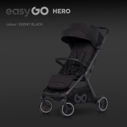 Wózek spacerowy do 22kg Hero Black easyGO