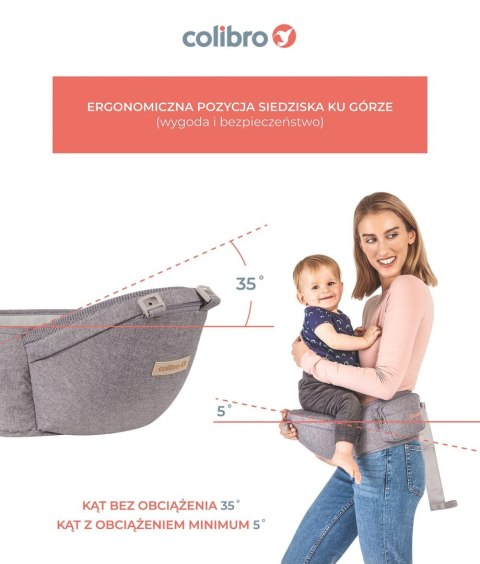 COLIBRO HONEY DOVE – Nosidełko ergonomiczne 12w1 z siodełkiem biodrowym