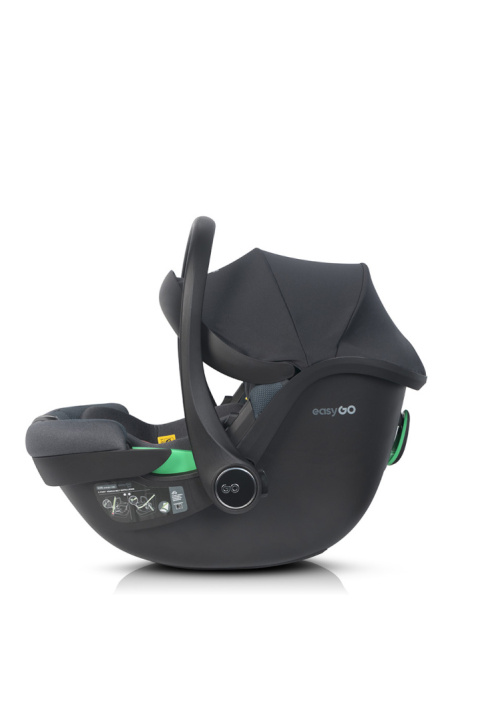 EASYGO BUZ PRO + BODY 2w1 Granito – Foteliki samochodowe z bazą ISOFIX R129 I-SIZE