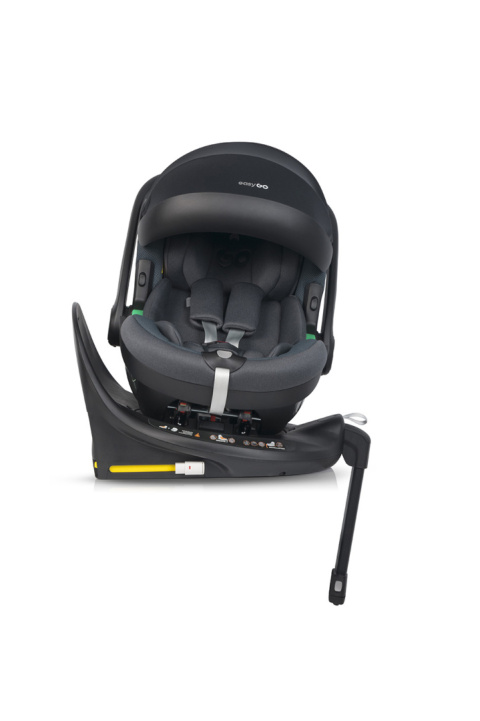 EASYGO BUZ PRO + BODY 2w1 Granito – Foteliki samochodowe z bazą ISOFIX R129 I-SIZE