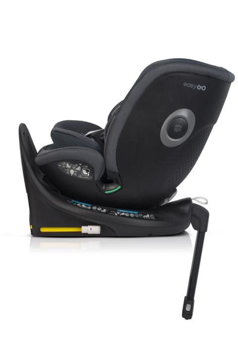 EASYGO BUZ PRO + BODY 2w1 Granito – Foteliki samochodowe z bazą ISOFIX R129 I-SIZE