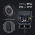 EASYGO BUZ PRO + BODY 2w1 Granito – Foteliki samochodowe z bazą ISOFIX R129 I-SIZE