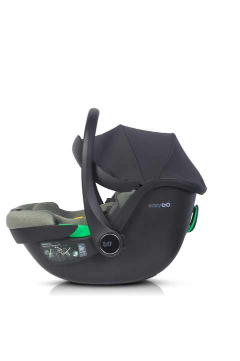 EASYGO BUZ PRO + BODY 2w1 Greener – Foteliki samochodowe z bazą ISOFIX R129 I-SIZE