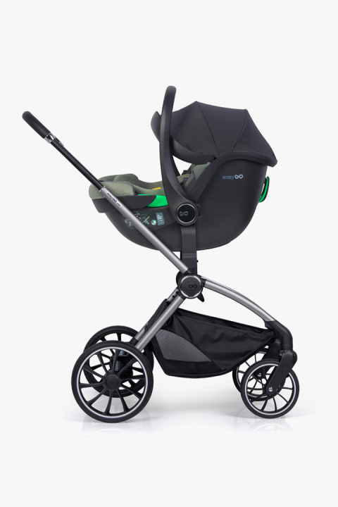 EASYGO BUZ PRO + BODY 2w1 Greener – Foteliki samochodowe z bazą ISOFIX R129 I-SIZE