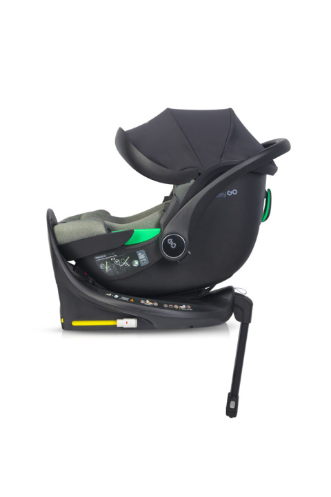 EASYGO BUZ PRO + BODY 2w1 Greener – Foteliki samochodowe z bazą ISOFIX R129 I-SIZE