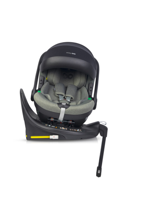 EASYGO BUZ PRO + BODY 2w1 Greener – Foteliki samochodowe z bazą ISOFIX R129 I-SIZE