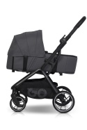 EASYGO ZOYA CLOUDY GREY – Spacerówka do 22 kg z opcją 2w1 / 3w1