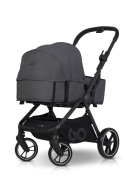 EASYGO ZOYA CLOUDY GREY – Spacerówka do 22 kg z opcją 2w1 / 3w1