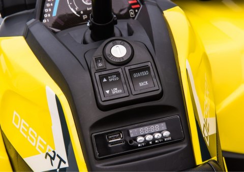 Quad na Akumulator XMX607 Żółty