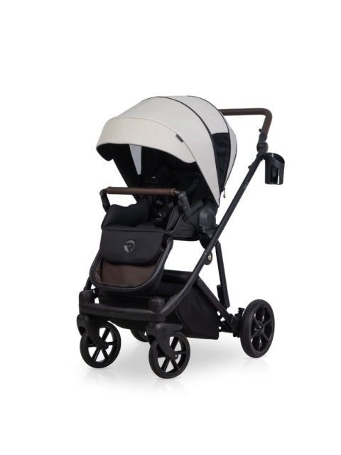 Wózek 3w1 RIKO MILA SAND – Lekki zestaw z gondolą i fotelikiem COSMO