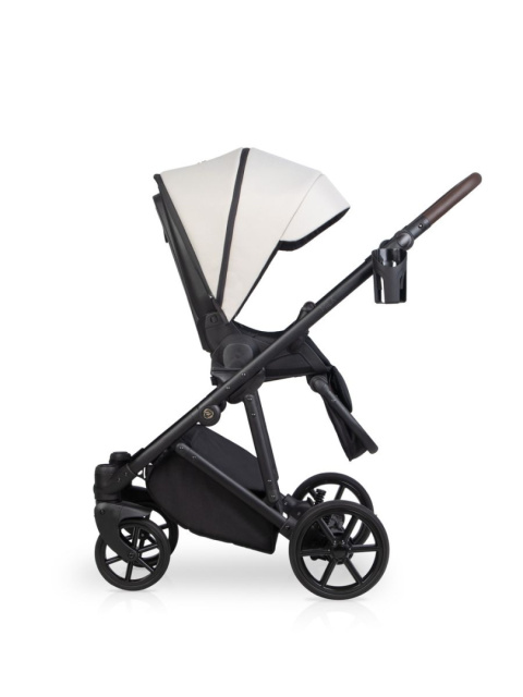 Wózek 3w1 RIKO MILA SAND – Lekki zestaw z gondolą i fotelikiem COSMO