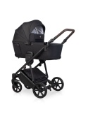 Wózek 3w1 RIKO MILA MAGMA – Lekki zestaw z gondolą i fotelikiem COSMO