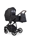 Wózek 3w1 RIKO MILA MAGMA – Lekki zestaw z gondolą i fotelikiem COSMO