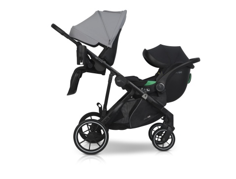 EASYGO DUO FLEX Grey – innowacyjny wózek dla jednego lub dwójki dzieci