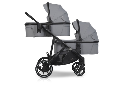 EASYGO DUO FLEX Grey – innowacyjny wózek dla jednego lub dwójki dzieci