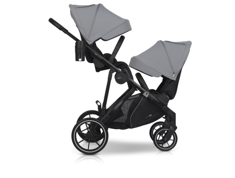 EASYGO DUO FLEX Grey – innowacyjny wózek dla jednego lub dwójki dzieci