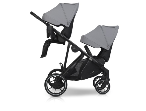 EASYGO DUO FLEX Grey – innowacyjny wózek dla jednego lub dwójki dzieci