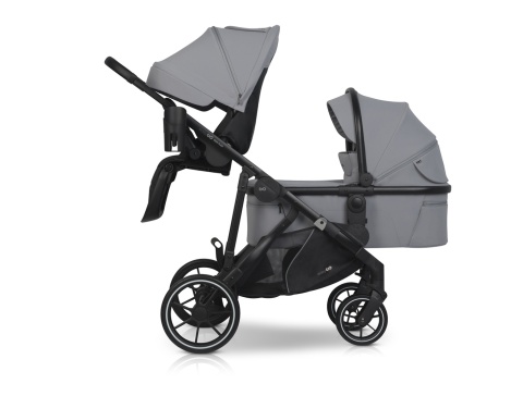 EASYGO DUO FLEX Grey – innowacyjny wózek dla jednego lub dwójki dzieci