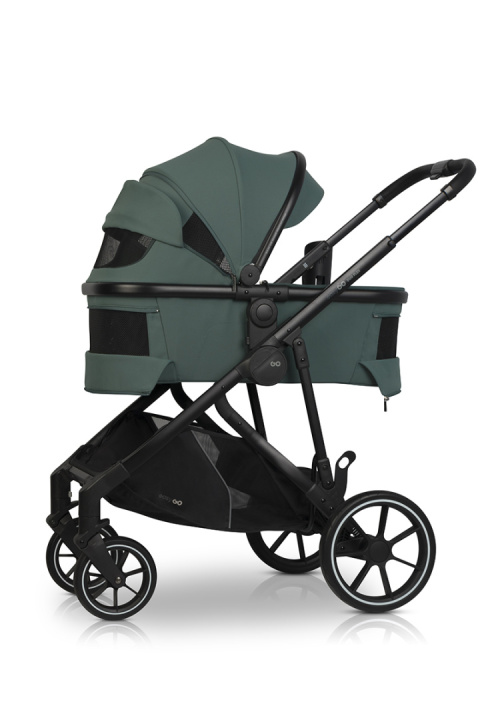 EASYGO DUO FLEX Green – innowacyjny wózek dla jednego lub dwójki dzieci
