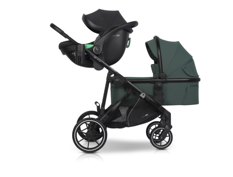 EASYGO DUO FLEX Green – innowacyjny wózek dla jednego lub dwójki dzieci
