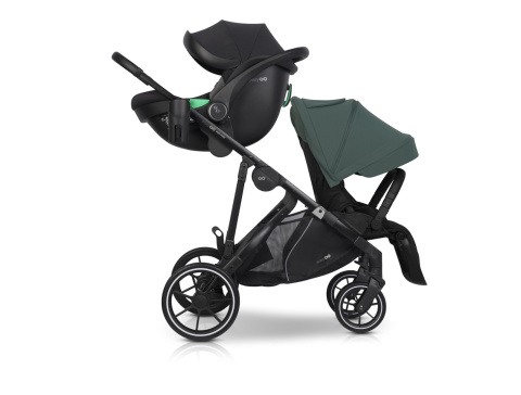 EASYGO DUO FLEX Green – innowacyjny wózek dla jednego lub dwójki dzieci