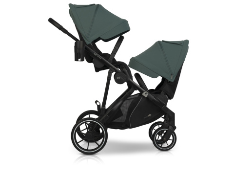 EASYGO DUO FLEX Green – innowacyjny wózek dla jednego lub dwójki dzieci