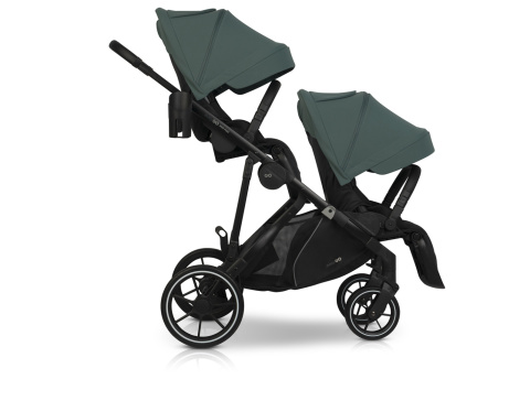 EASYGO DUO FLEX Green – innowacyjny wózek dla jednego lub dwójki dzieci