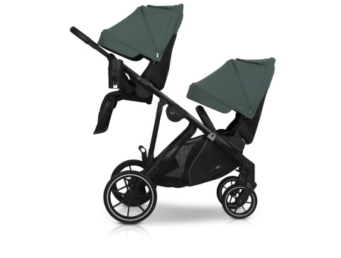EASYGO DUO FLEX Green – innowacyjny wózek dla jednego lub dwójki dzieci