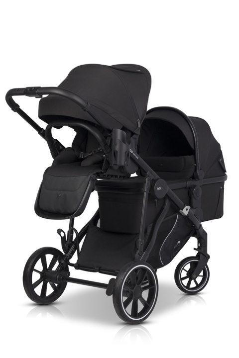 EASYGO DUO FLEX Black – innowacyjny wózek dla jednego lub dwójki dzieci