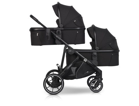 EASYGO DUO FLEX Black – innowacyjny wózek dla jednego lub dwójki dzieci