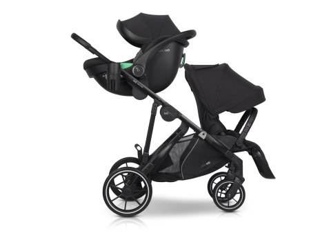 EASYGO DUO FLEX Black – innowacyjny wózek dla jednego lub dwójki dzieci
