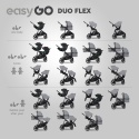 EASYGO DUO FLEX Grey – innowacyjny wózek dla jednego lub dwójki dzieci